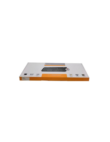 Zignum Teclado Slim Line Multimedia | Teclado USB Delgado y Silencioso