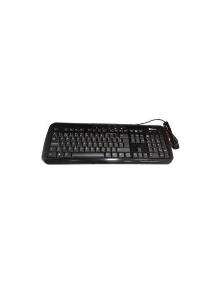 Zignum Teclado Slim Line Multimedia | Teclado USB Delgado y Silencioso